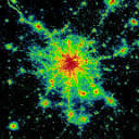 全球光污染地图-light pollution map